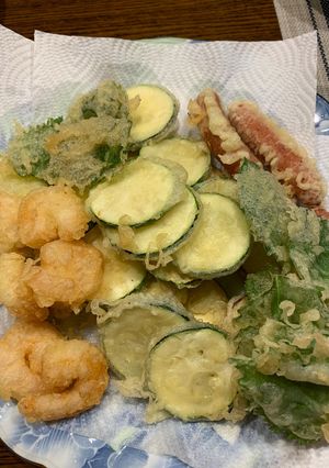 夏野菜とむき海老の天ぷら-レシピのメイン写真