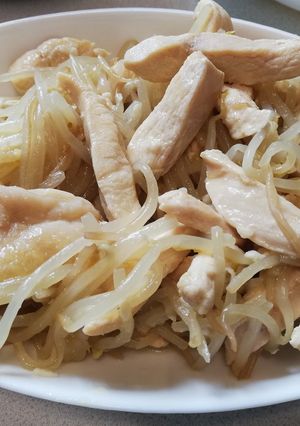 鶏むね肉ともやしの塩麹炒め-レシピのメイン写真
