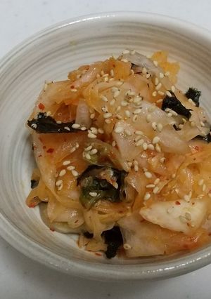 キムチと大根の韓国風サラダ-レシピのメイン写真