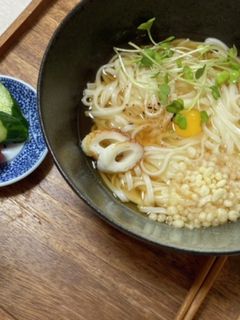 釜玉うどん-レシピのメイン写真