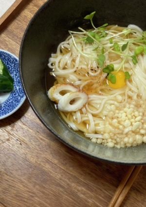 釜玉うどん-レシピのメイン写真
