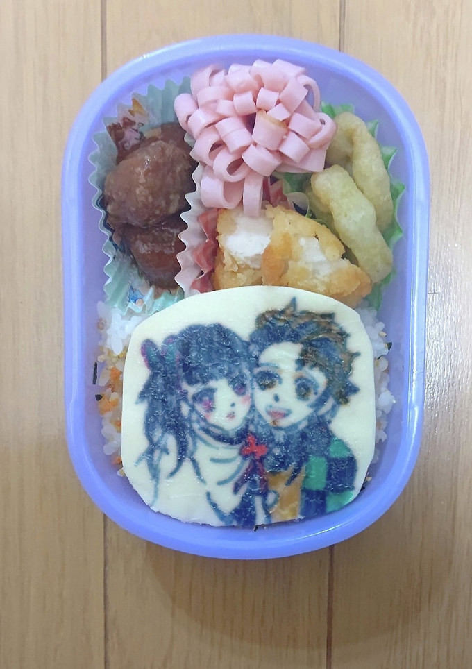 お弁当 鬼滅の刃 オブアート②-レシピのメイン写真