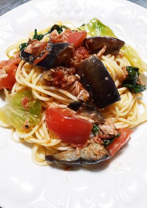 作り置き冷製パスタ♪-レシピのメイン写真