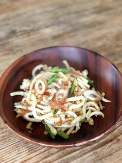 お弁当おかず余り物で焼きうどん-レシピのメイン写真