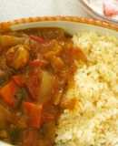 ミートボールとトマトのカレー