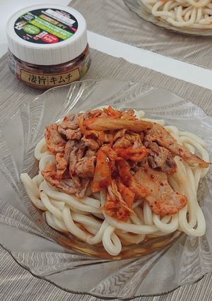豚キムチうどん-レシピのメイン写真