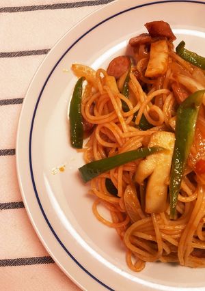 わんぱくナポリタン！-レシピのメイン写真
