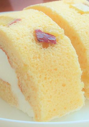 〖 米粉のさつまいもロールケーキ 〗-レシピのメイン写真