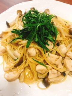 ☆ささみと大葉としめじの和風パスタ☆-レシピのメイン写真