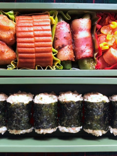 高校生弁当日記(俵おにぎり(悪魔)編)-レシピのメイン写真