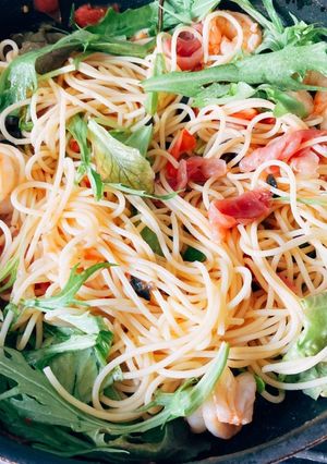 海老と生ハムのパスタ-レシピのメイン写真