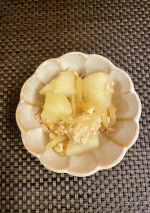 無水で作る長芋のホクホク煮-レシピのメイン写真