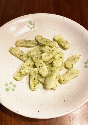 離乳食後期「ブロッコリー入りいももち」-レシピのメイン写真
