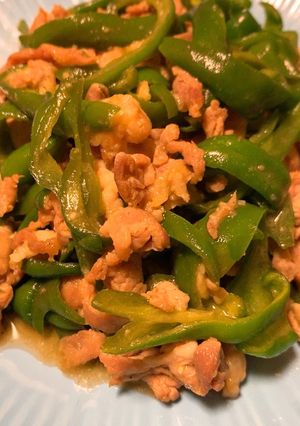 たっぷりピーマンと豚肉の炒め物-レシピのメイン写真