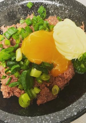 キムチとコンビーフのコマネチおつまみ-レシピのメイン写真