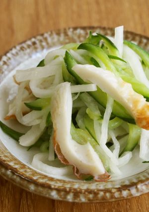 やみつき♡胡瓜・大根・竹輪のナムル♪-レシピのメイン写真