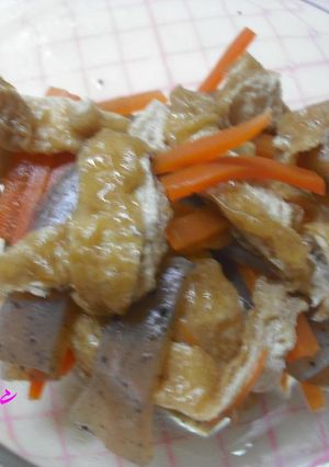 揚げとこんにゃくとにんじん-レシピのメイン写真