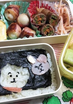 BTS BT21 キャラ弁 記録3-レシピのメイン写真
