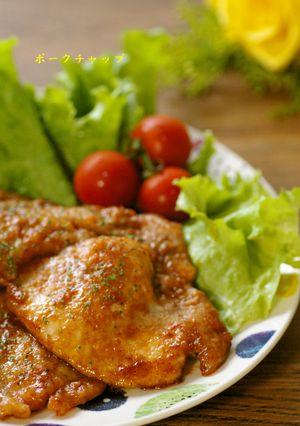 生姜焼き用薄切り肉で☆簡単ポークチャップ-レシピのメイン写真