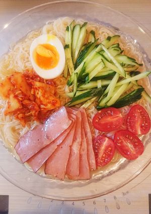 ペロリ！キムチ入りそうめん-レシピのメイン写真