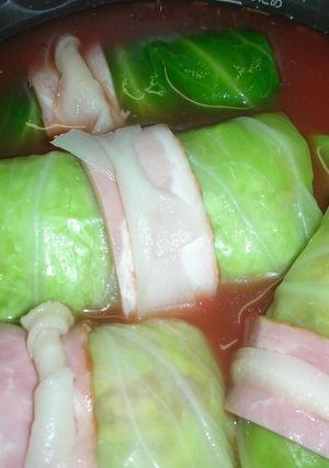 炊飯器でロールキャベツ(トマトジュース)-レシピのメイン写真