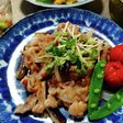 豚肉となすのさっぱりスタミナ炒め