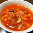 米と豆入りミネストローネ