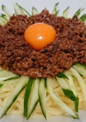 超簡単!肉味噌たっぷりジャージャー麺!!-レシピのメイン写真
