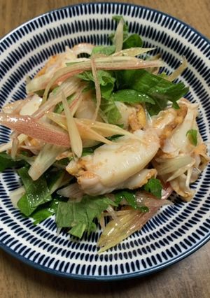 簡単おつまみ☆ベビーホタテの薬味ポン酢-レシピのメイン写真