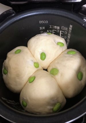 炊飯器で簡単！枝豆とベーコンパン-レシピのメイン写真