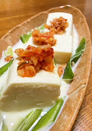 豆乳仕立てキムチ湯豆腐-レシピのメイン写真