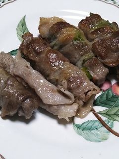 セロリの豚肉巻きと人参の豚肉巻き-レシピのメイン写真