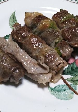 セロリの豚肉巻きと人参の豚肉巻き-レシピのメイン写真