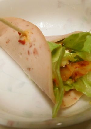 キムチマヨのハム巻き-レシピのメイン写真