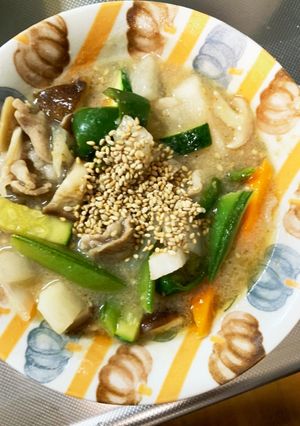 麺つゆ冷やし中華炒味豚こま大根青椒肉絲風-レシピのメイン写真