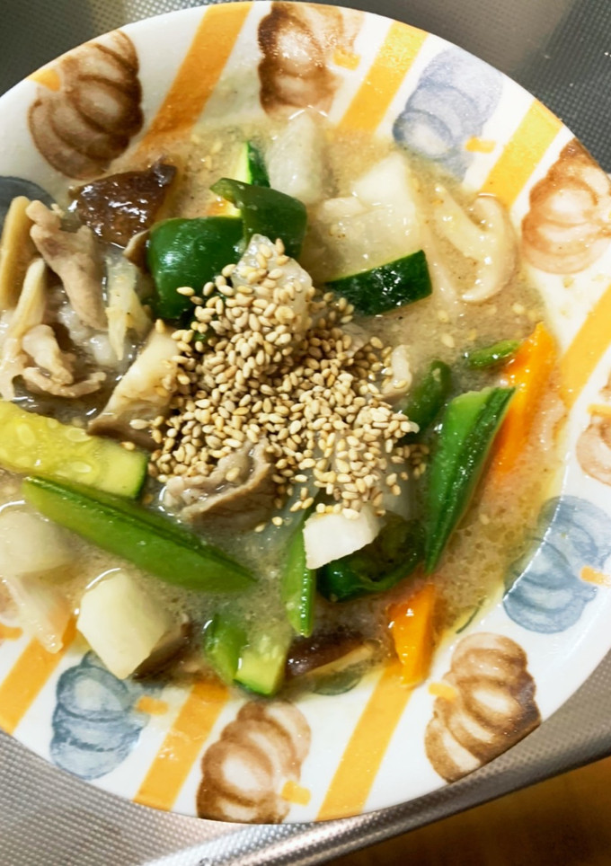 麺つゆ冷やし中華炒味豚こま大根青椒肉絲風-レシピのメイン写真