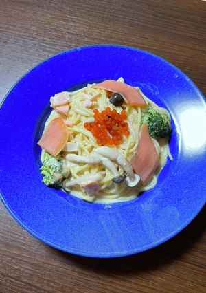 フライパンで簡単！味噌クリームパスタ-レシピのメイン写真