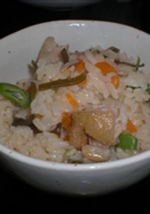 クファジューシー（沖縄風炊き込みご飯）-レシピのメイン写真