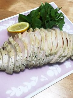 炊飯器でやわらか鶏ハム♪-レシピのメイン写真