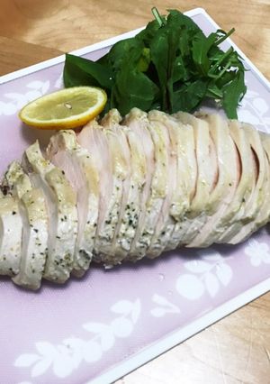 炊飯器でやわらか鶏ハム♪-レシピのメイン写真