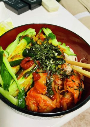 そうめんアレンジ〜赤からまぜ麺の素〜-レシピのメイン写真