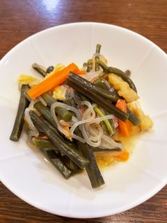 わらびの炒り煮-レシピのメイン写真
