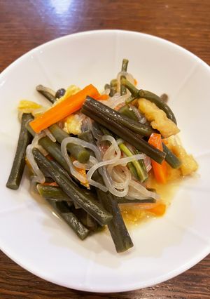 わらびの炒り煮-レシピのメイン写真