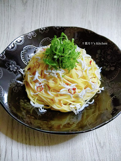 *しらすと大葉のペペロンチーノ*-レシピのメイン写真