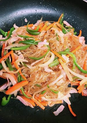 ◇簡単！春雨ベーコンお野菜の中華炒め◇-レシピのメイン写真