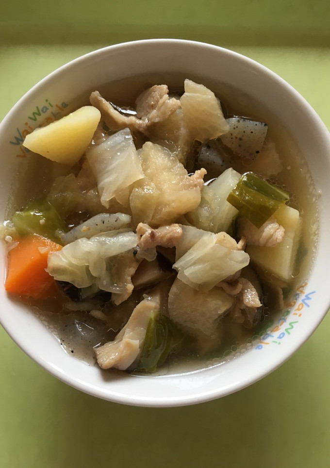 【保育園給食】凍み大根の和風ポトフ-レシピのメイン写真