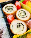 ささみと海苔チーズの渦巻きフライ