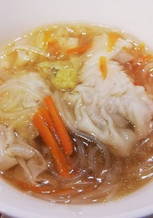 ワンタン春雨スープ-レシピのメイン写真