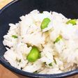 枝豆とじゃこのご飯