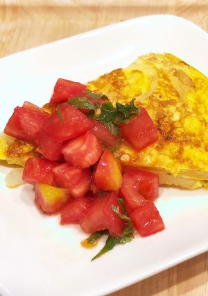 彩り華やか　スペイン風オムレツ-レシピのメイン写真